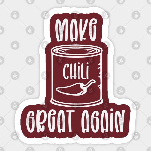 Make Chili Great Again Sticker by KayBee Gift Shop